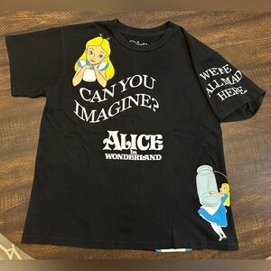 Disney Shirt Alice in Wonderland Men’s T-shirt-Size XS